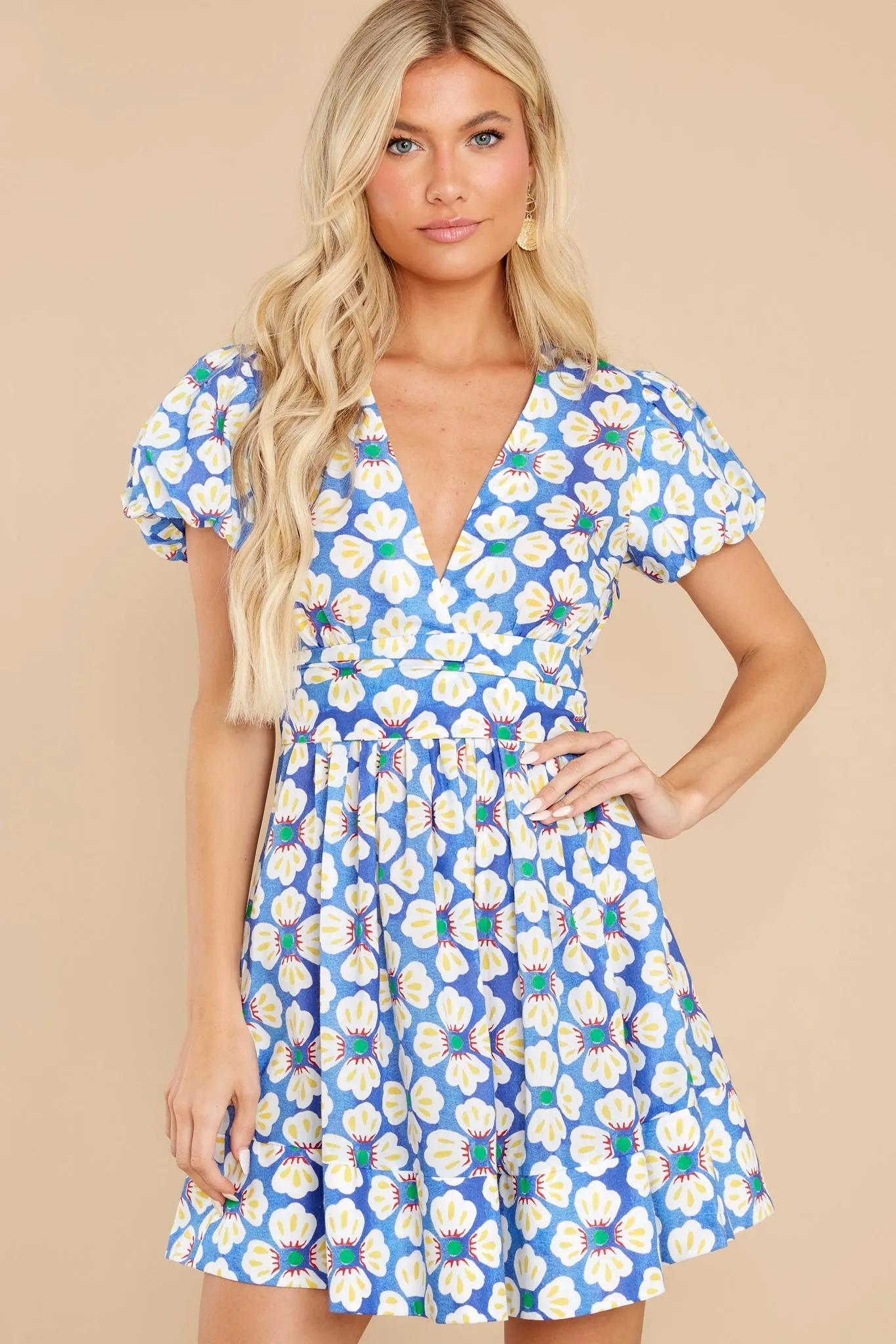 Jacinta Lirio Celeste Dress