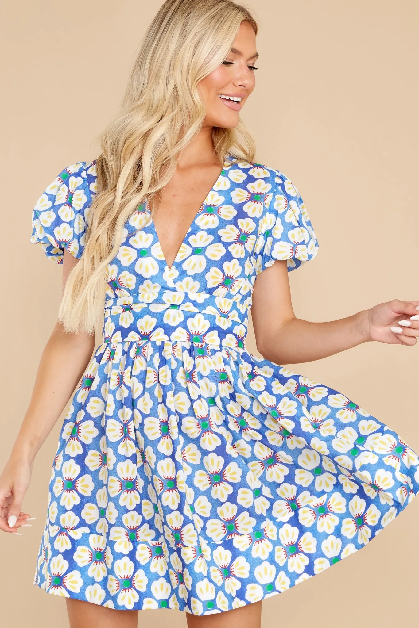 Jacinta Lirio Celeste Dress