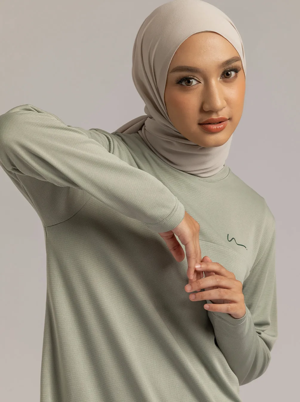 JENNA TUNIC NEUTRAL GREY