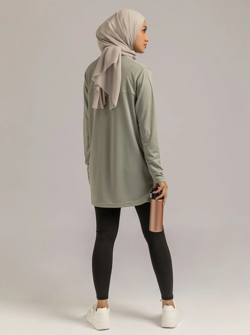 JENNA TUNIC NEUTRAL GREY