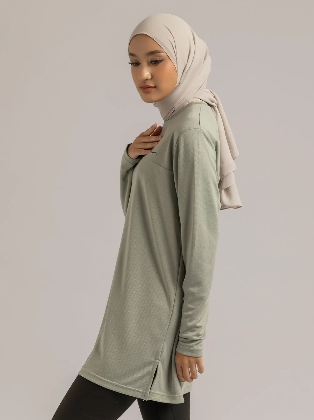 JENNA TUNIC NEUTRAL GREY