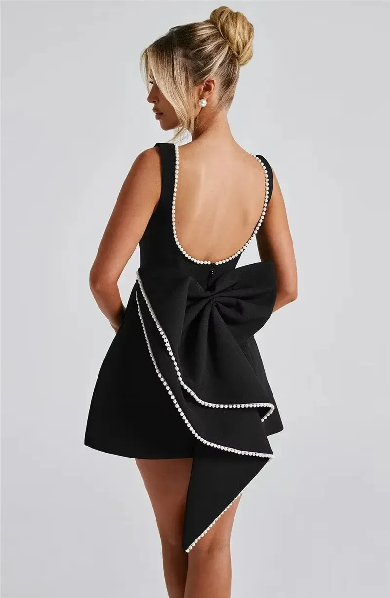 Julie Mini Dress with Bow