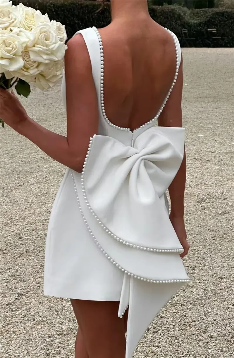 Julie Mini Dress with Bow
