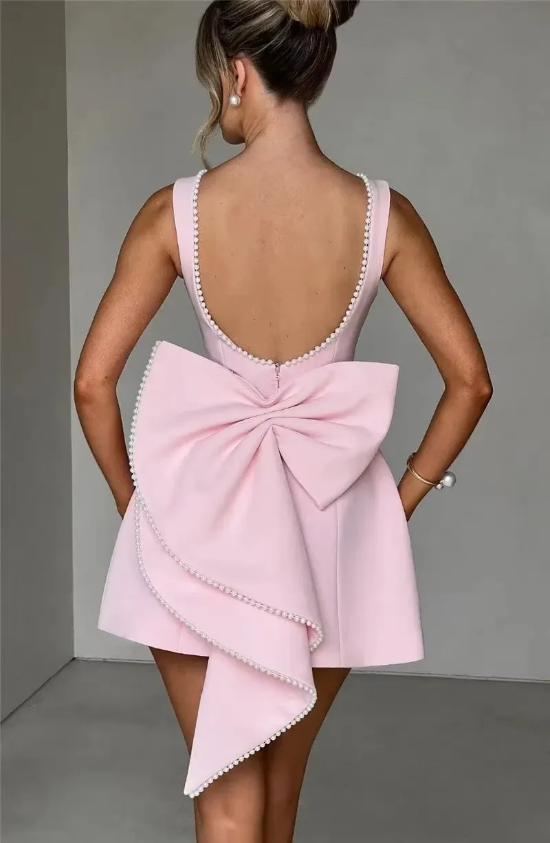 Julie Mini Dress with Bow