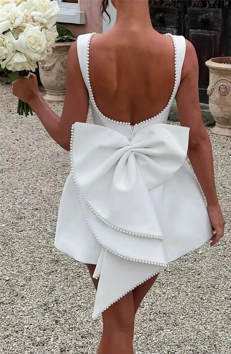 Julie Mini Dress with Bow