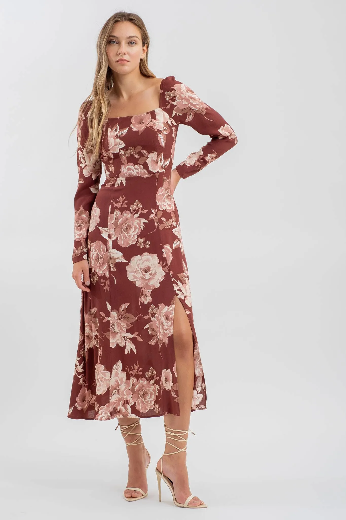 Kiara Floral Midi Dress