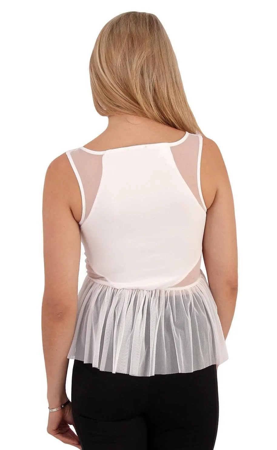 Ladies Diamond Peplum Cami Top