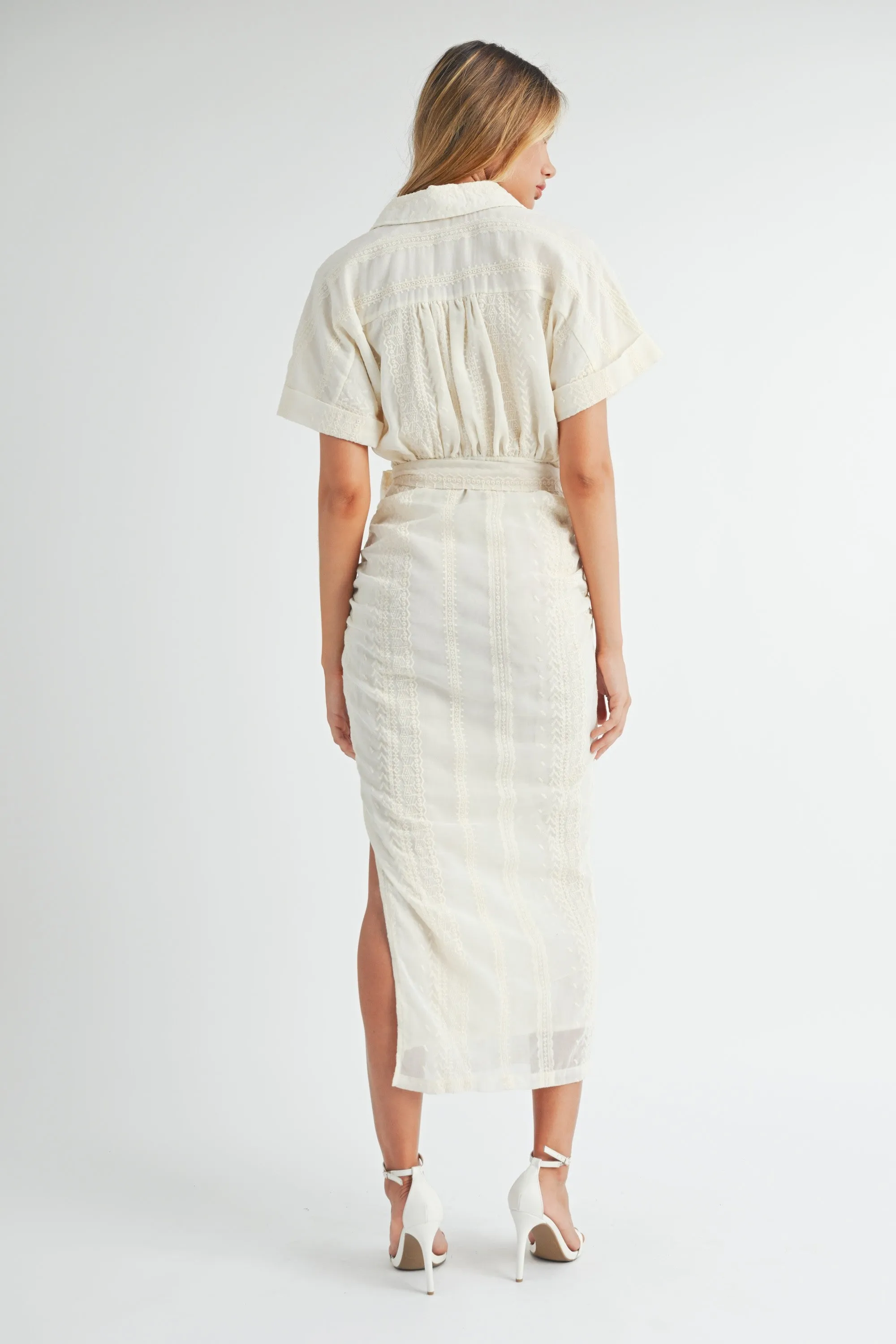 Lana Collared Midi Dress