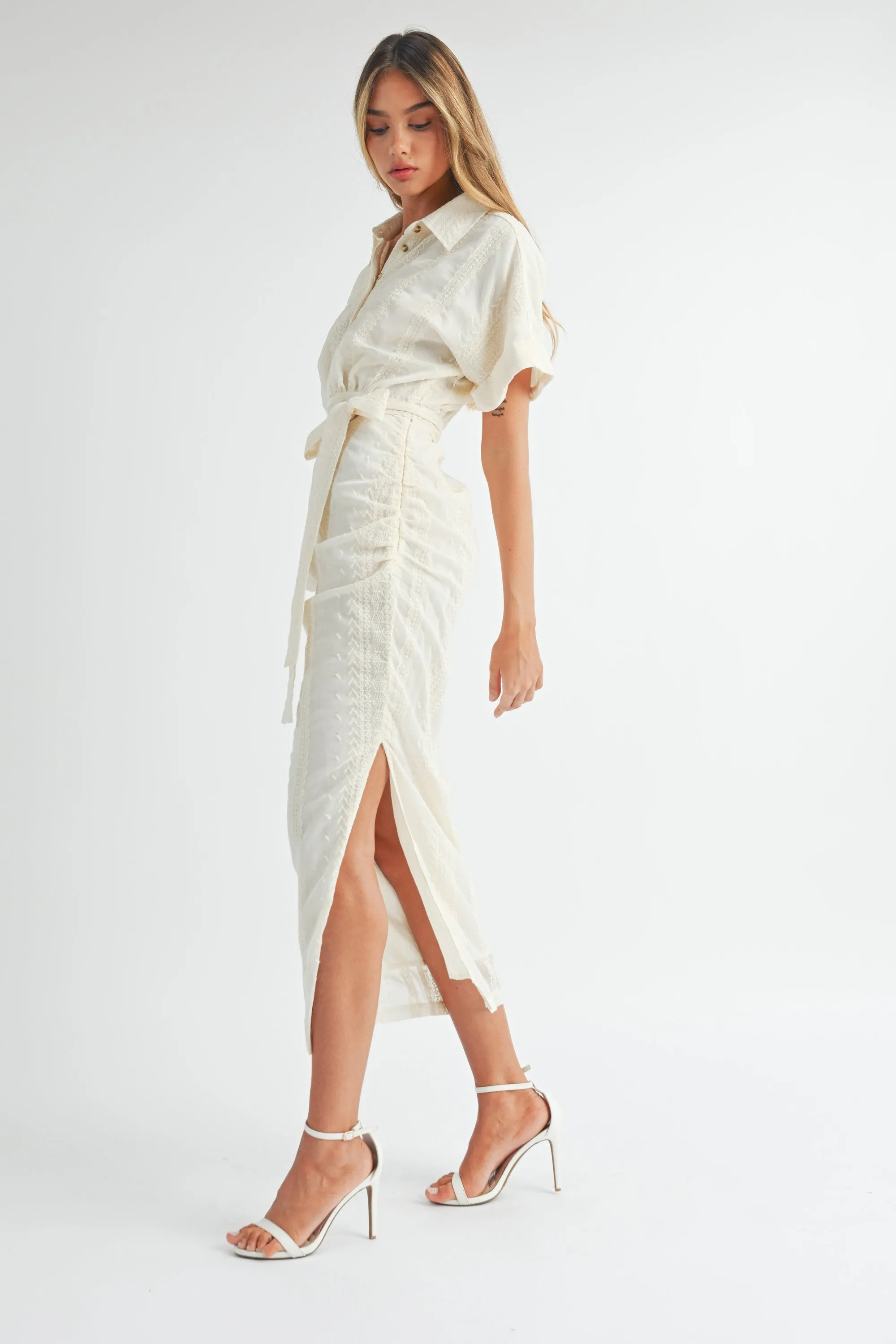 Lana Collared Midi Dress
