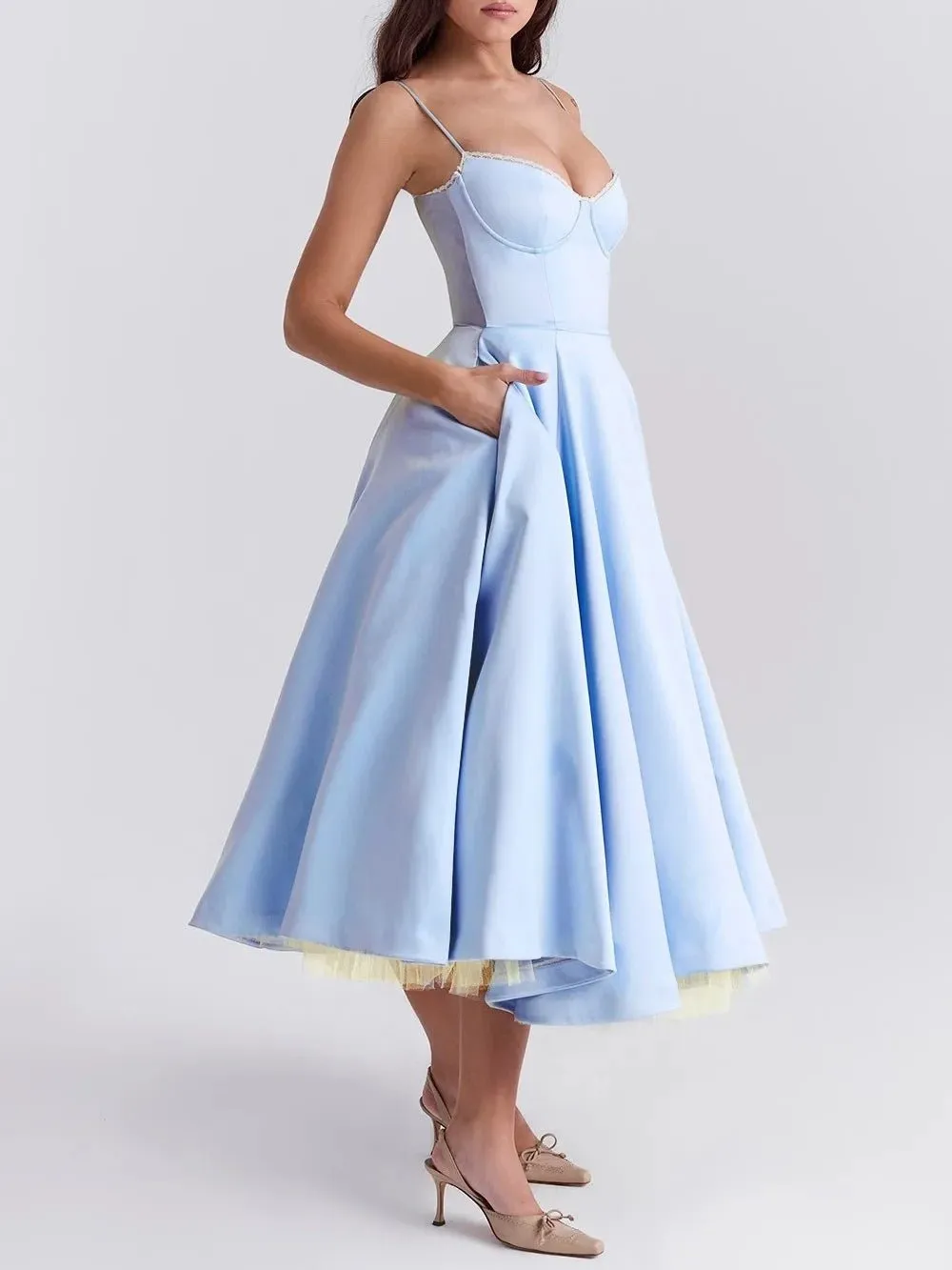 Madeline Backless Midi Dress
