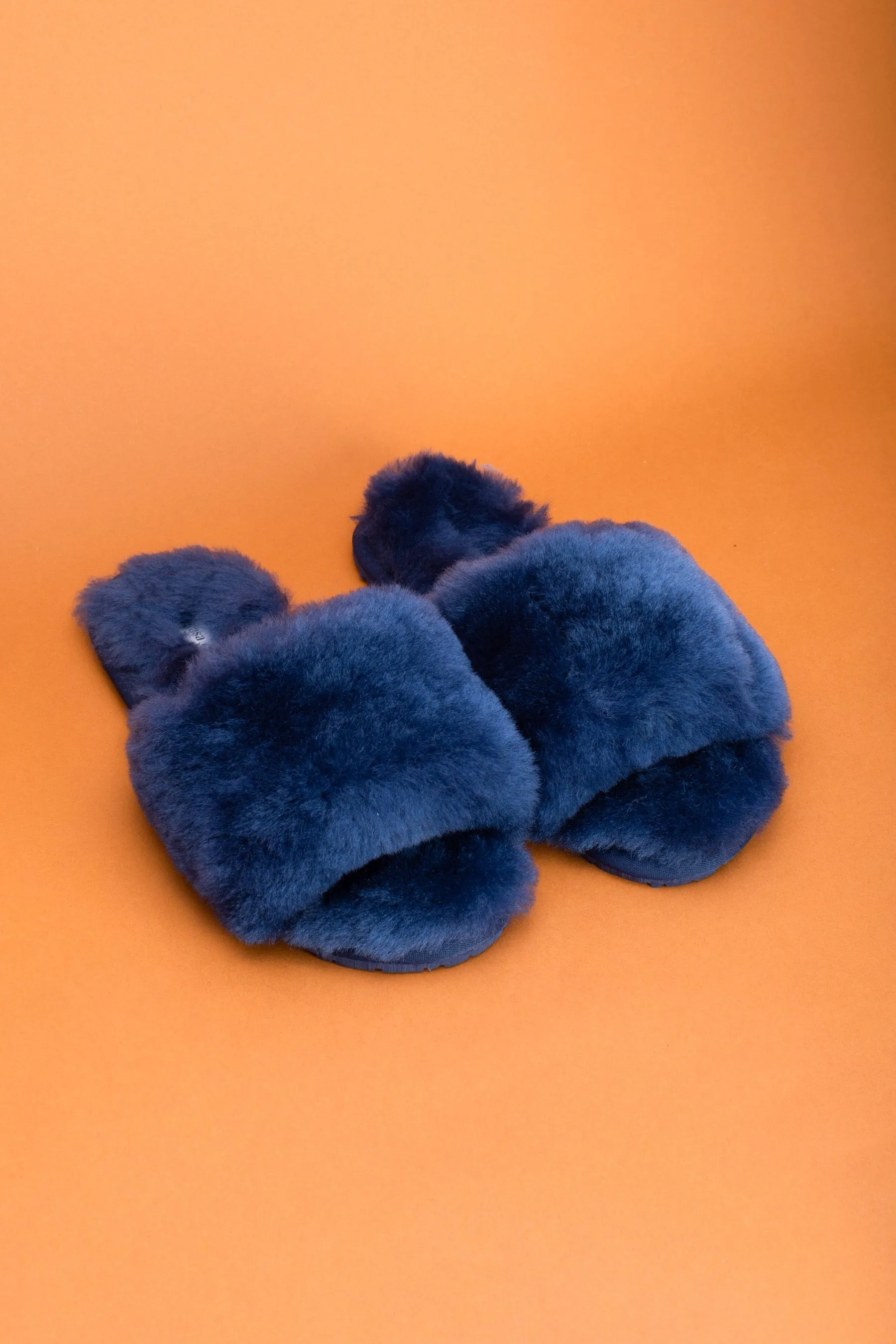 Navy Frankie Slipper
