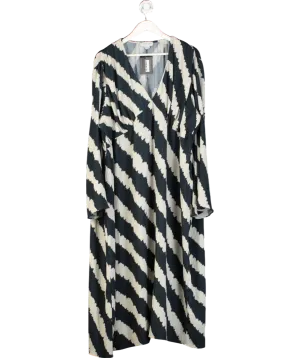 Never Fully Dressed Blue Mono Stripe Celeste Plisse UK 24