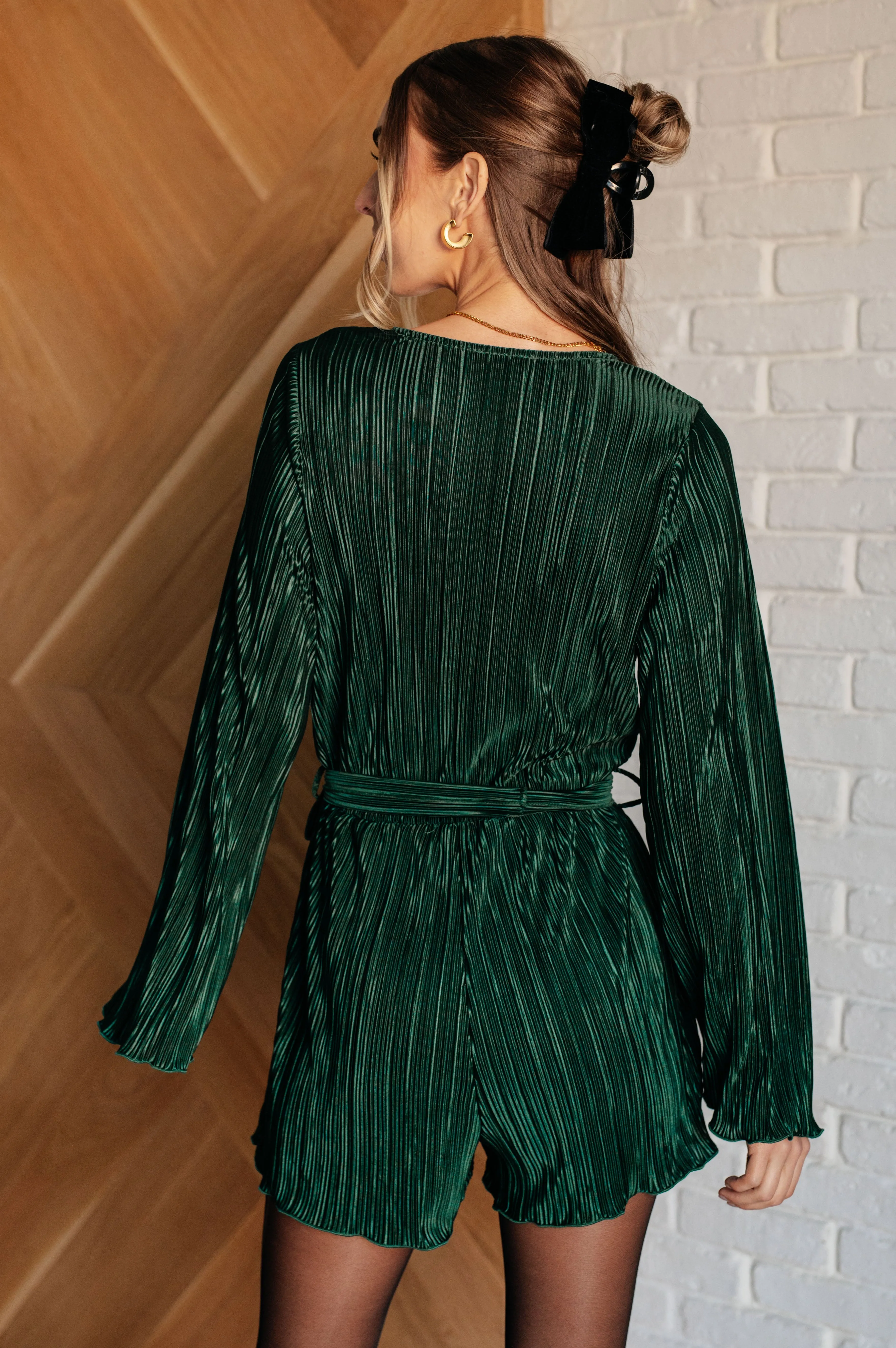 Night In Plisse Romper - 11/14