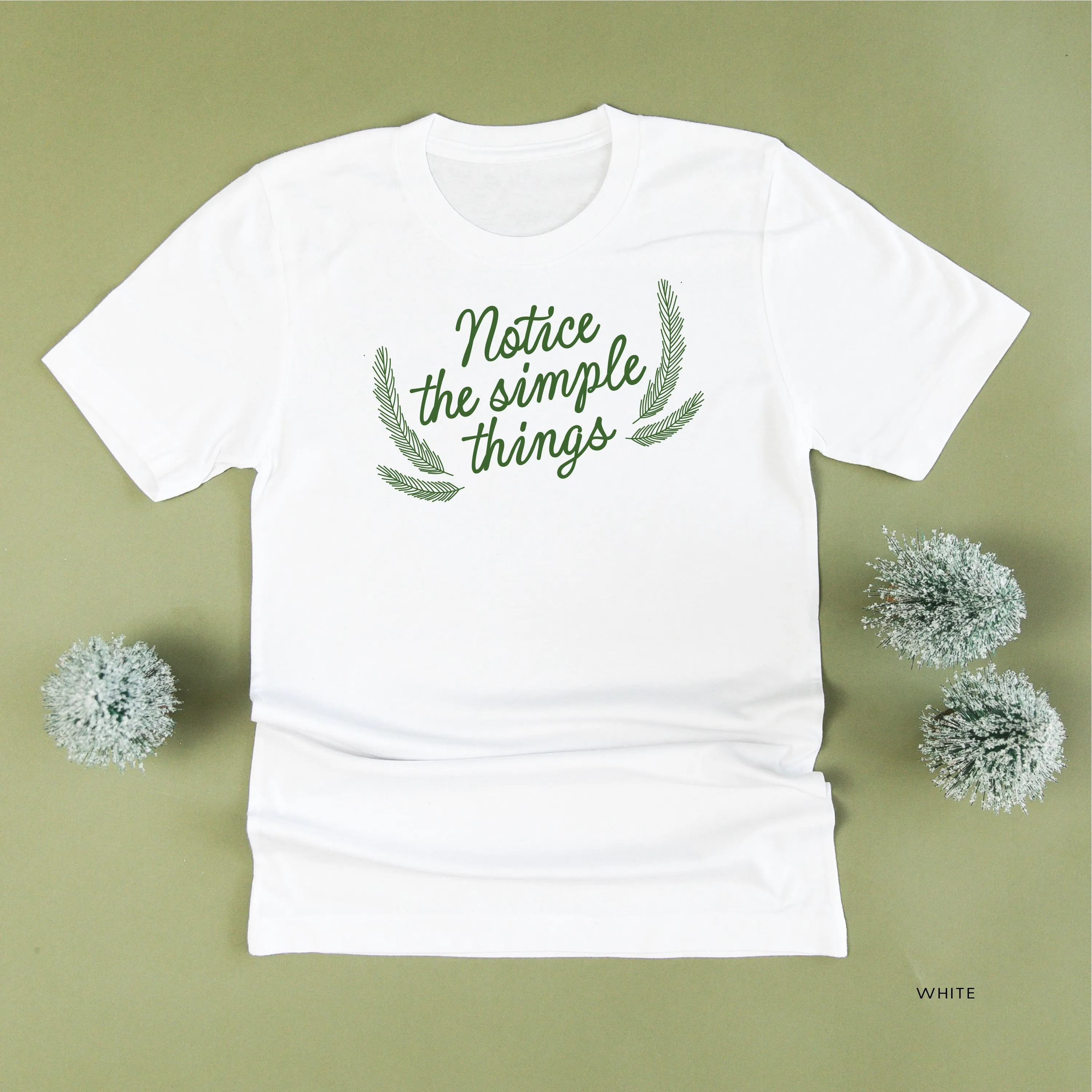 Notice The Simple Things - Simple Things List (f&b) - Unisex Tee