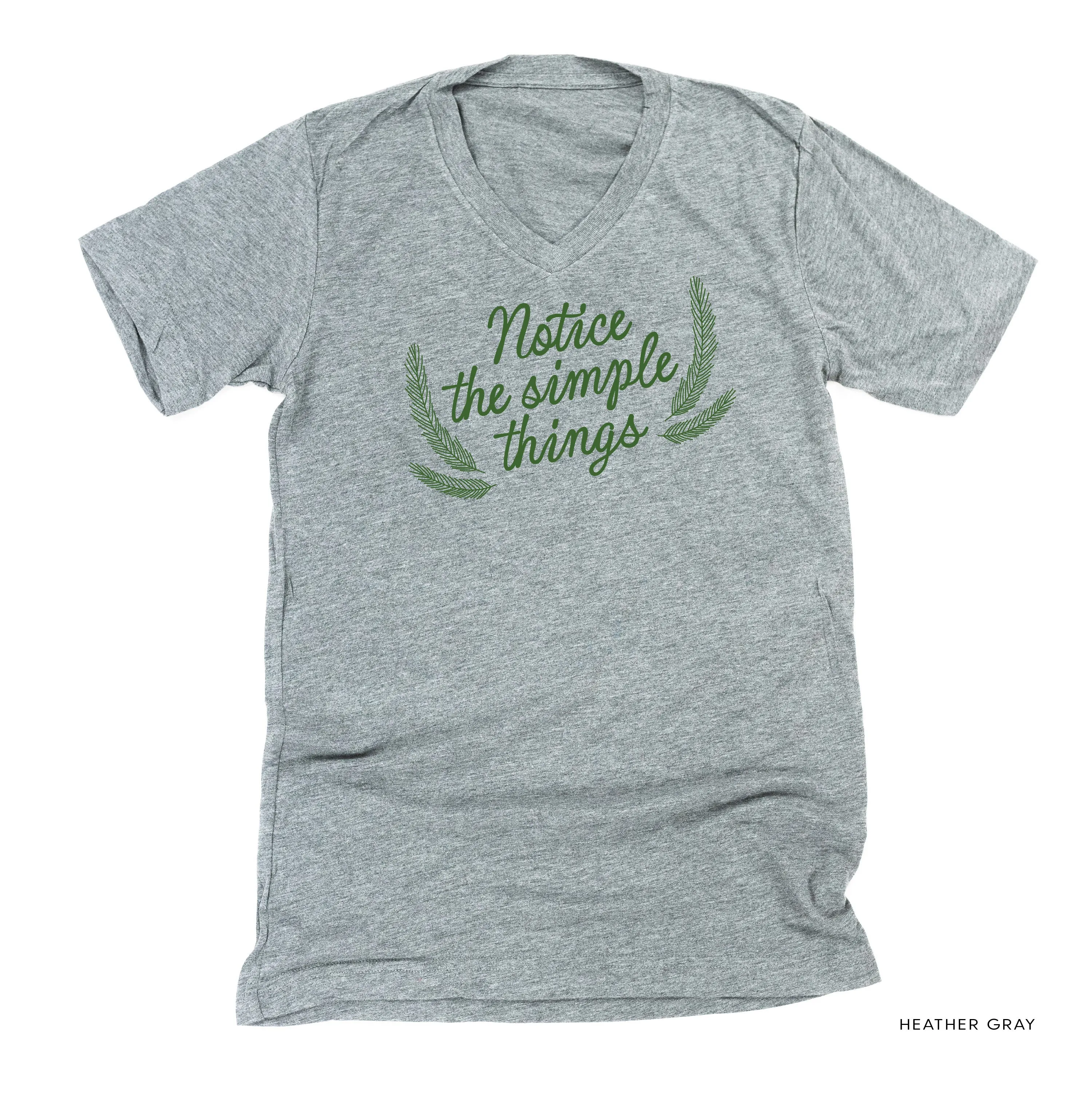 Notice The Simple Things - Simple Things List (f&b) - Unisex Tee