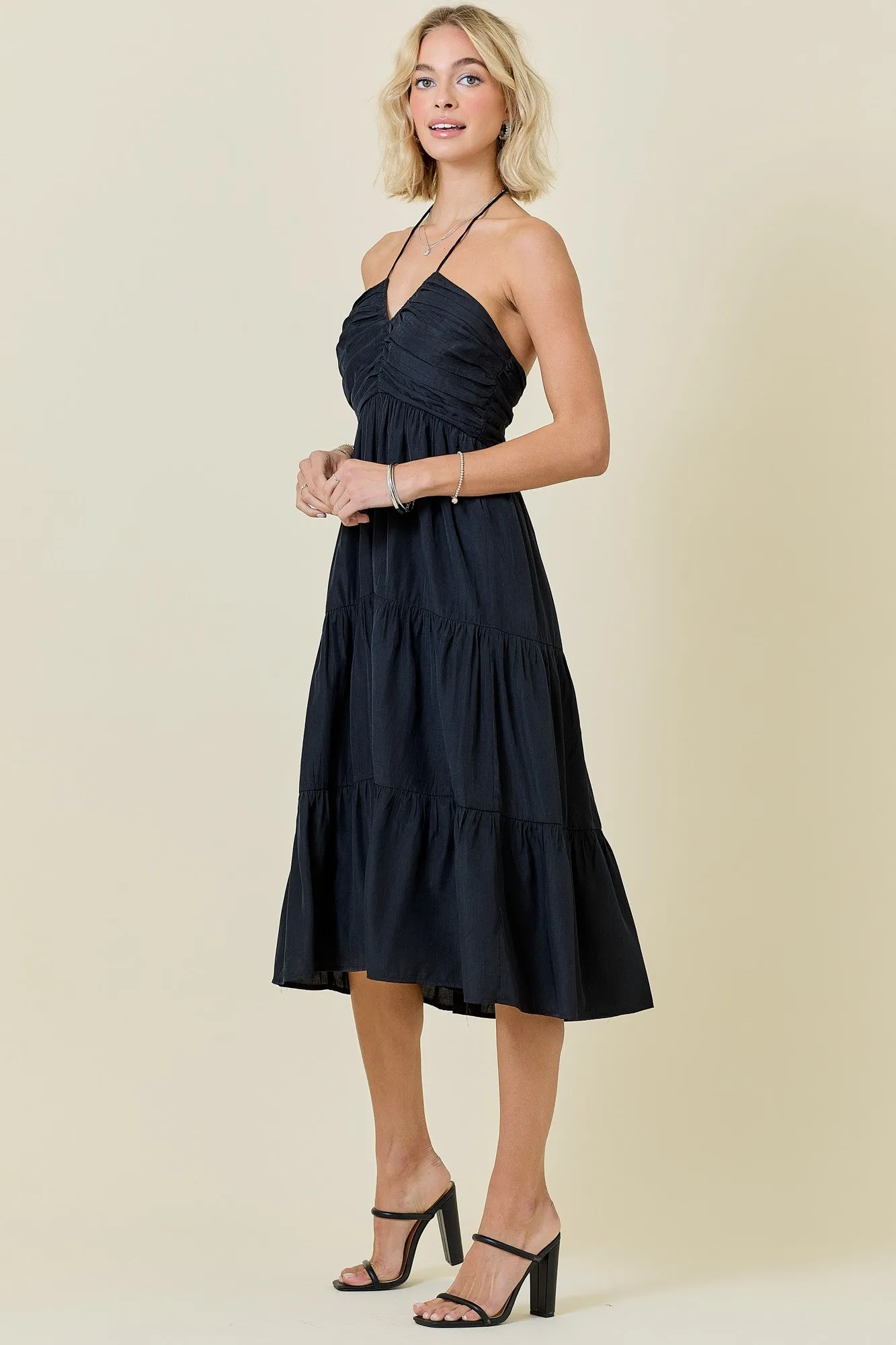 Ocean Drive Maxi Dress - Black