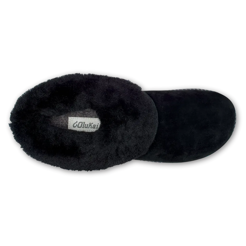 OLUKAI WOMENS KU'I SLIPPER BLACK