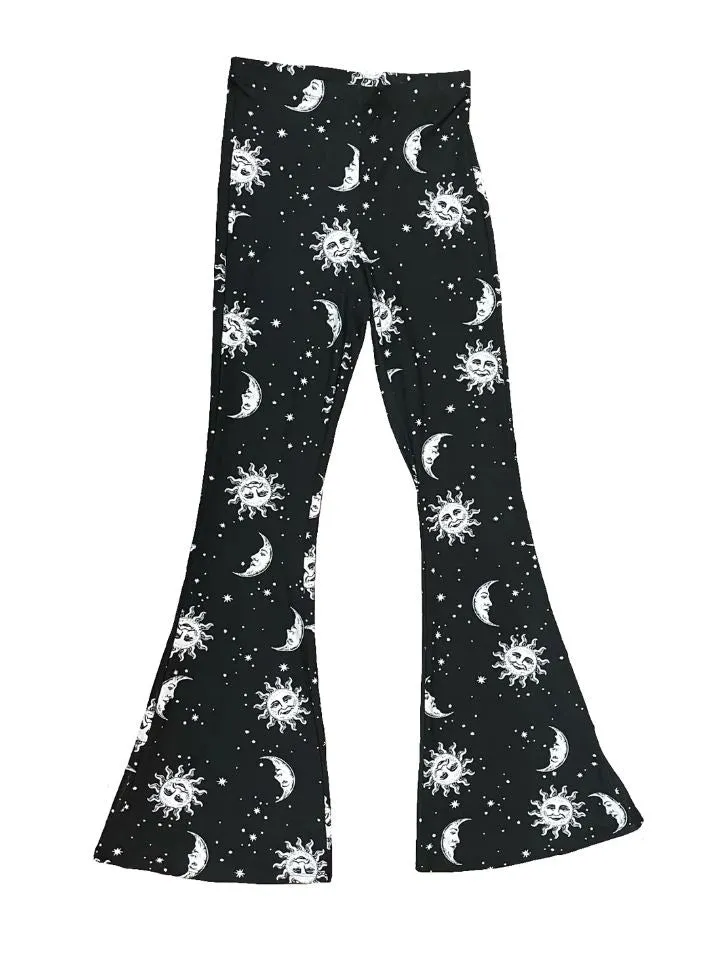 Pant Palazzo Sun Moon Black