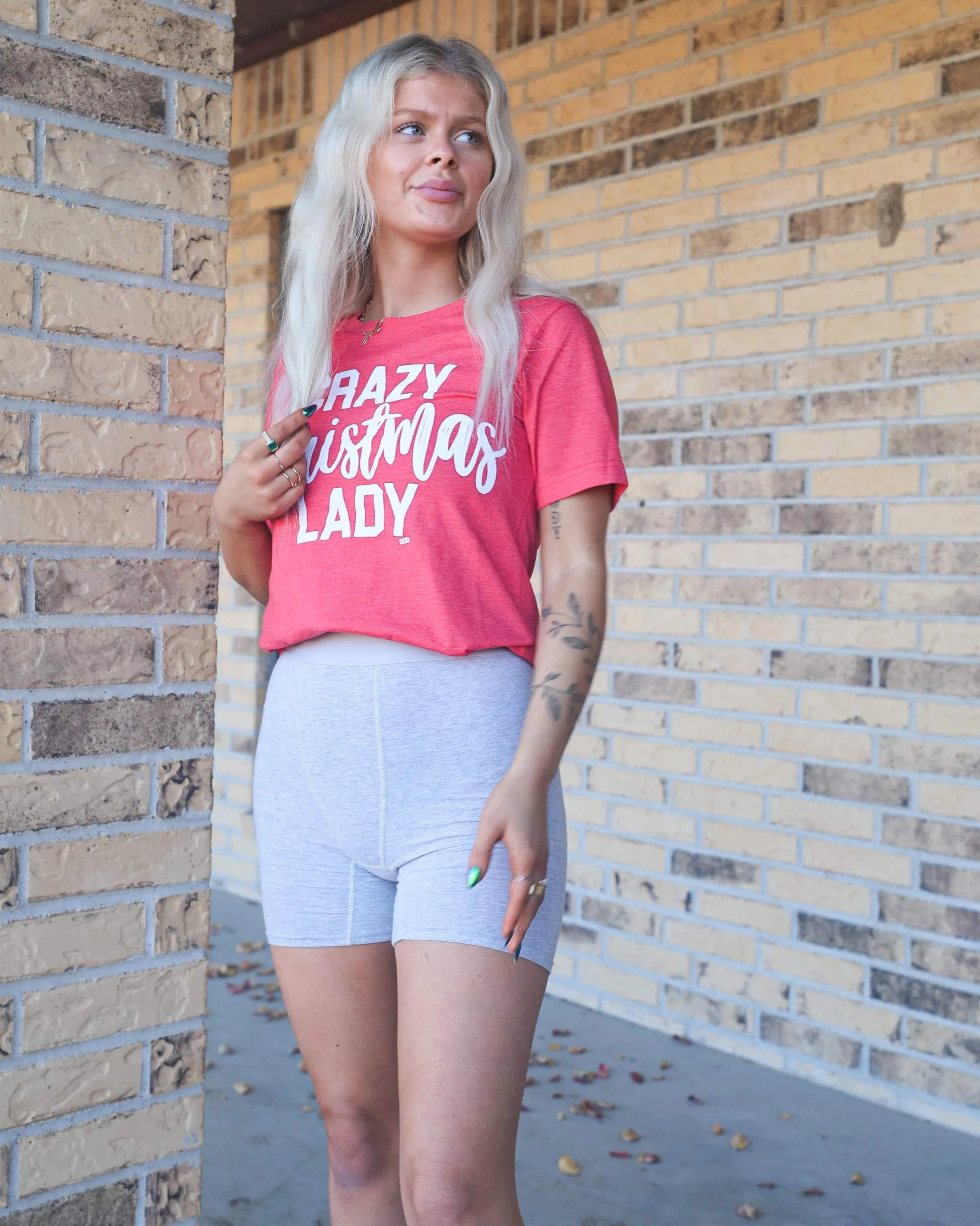 "Crazy Christmas Lady" Graphic Tee