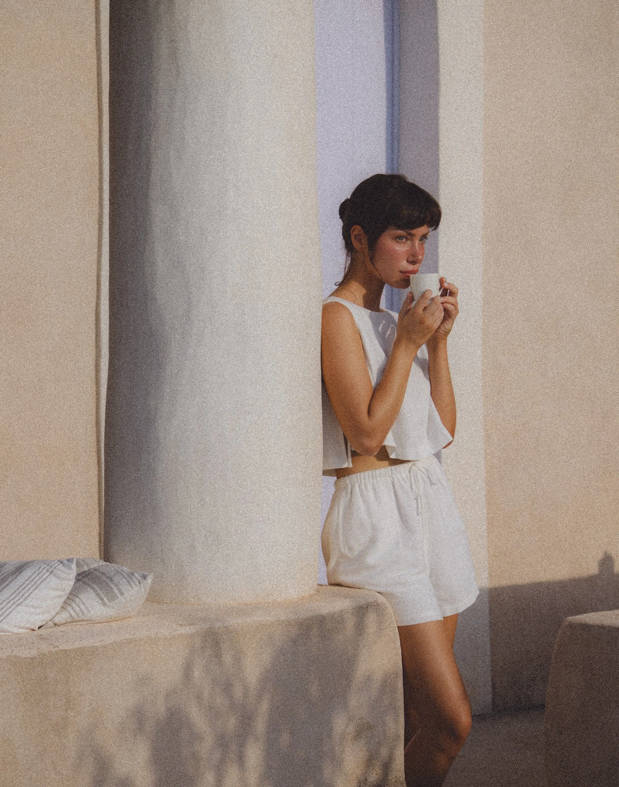 Sabrina Shorts (White)