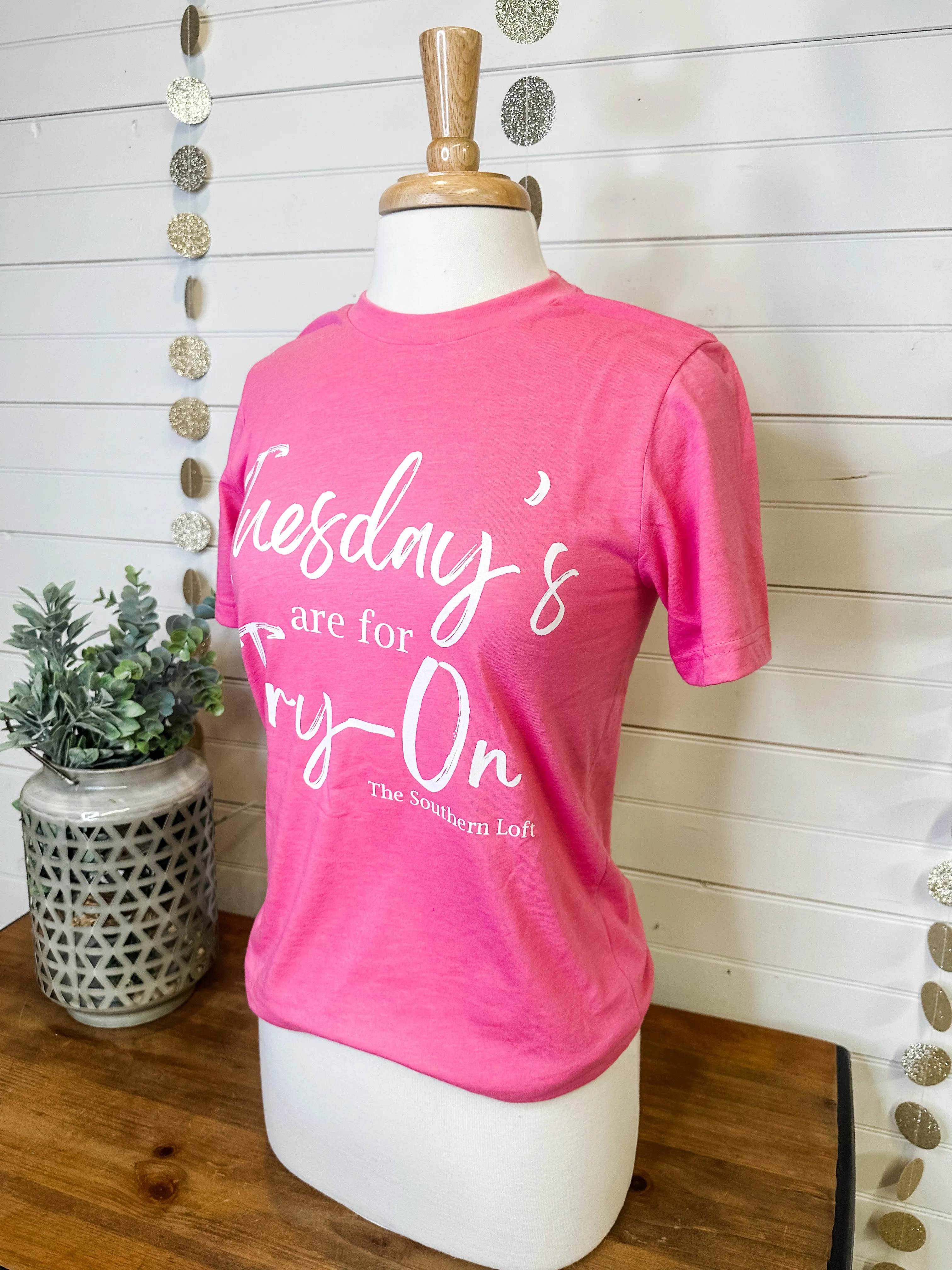 Tuesdays Are For Try-On Graphic Tee