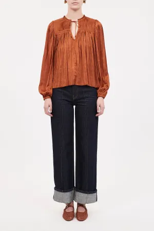 Ulla Johnson - Freja Blouse in Amber