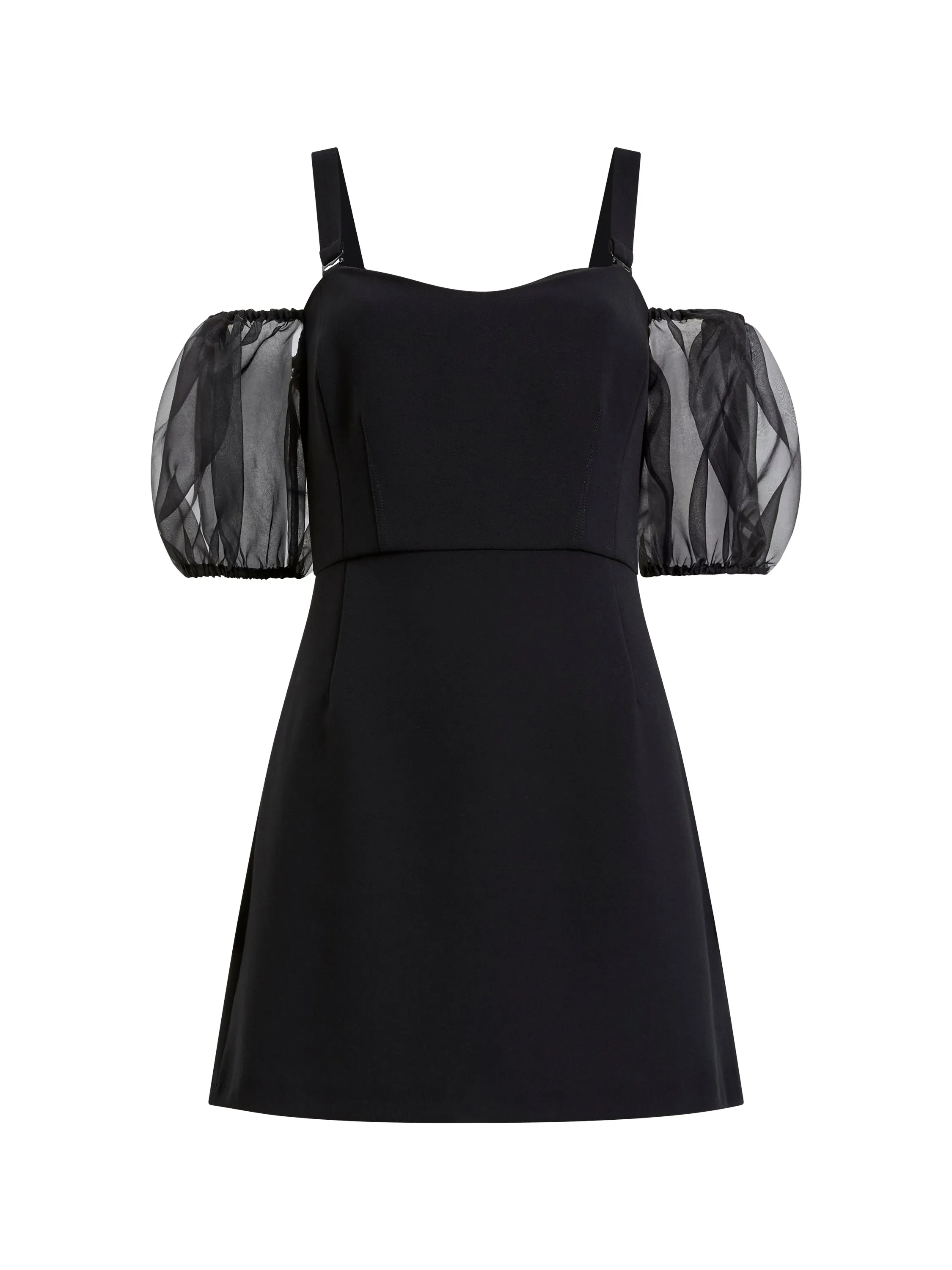 Whisper Organza Puff Sleeve Dress