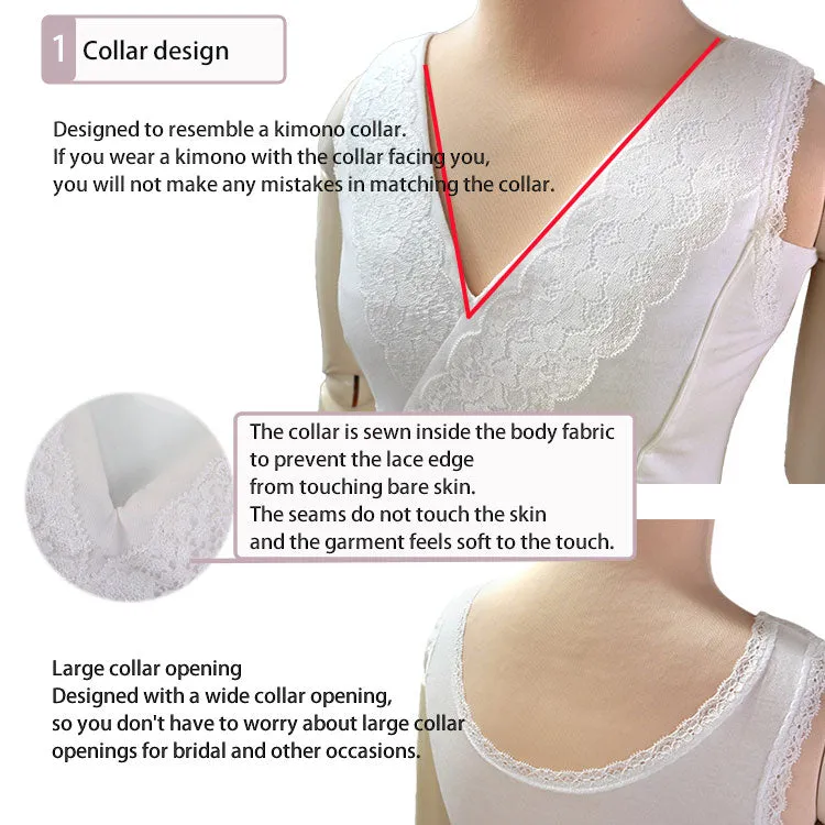Women’s Japanese kimono stretch bra - Made by a correction maker ,S-2XL