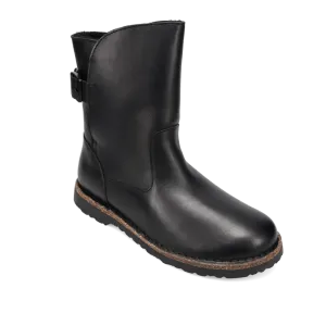 Women's Uppsala Black Leather/Shearling