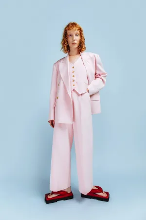 Zoe Suit Jacket- Pale Pink